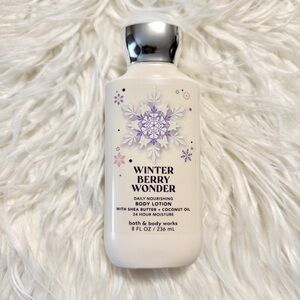 New Bath & Body Works Full Size Winter Berry Wonder Body Lotion